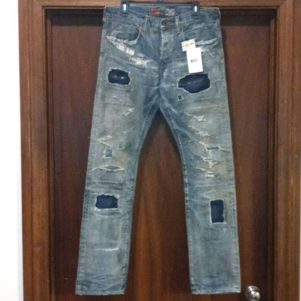 PRPS Noir (Selvedge Blocks)Japan Denim